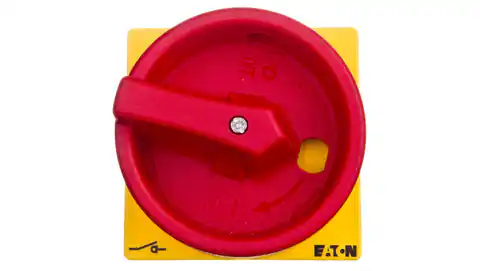 ⁨Yellow-red padlock knob for T0, T3 and P1 SVB-T0 057892⁩ at Wasserman.eu