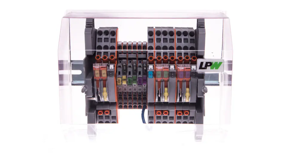 ⁨Listwa pomiarowa LPW 13-torowa 230V AC równoległa 847-105/230-2000⁩ w sklepie Wasserman.eu