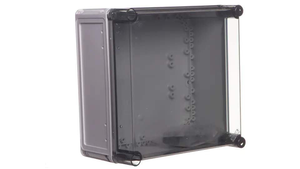 ⁨Mi housing with hinges, IP 65, wlk.2 - 315x300x170, transparent cover Mi 9200 20001045⁩ at Wasserman.eu