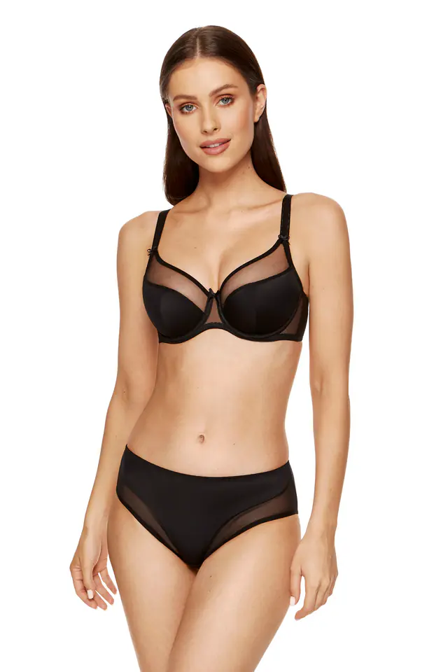 ⁨Zara/B3 bra semi-stiffened black (Multicolour, size 80C)⁩ at Wasserman.eu