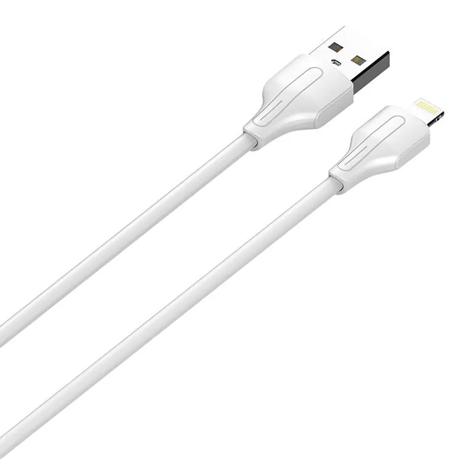 ⁨Kabel USB do Lightning LDNIO LS542, 2.1A, 2m (biały)⁩ w sklepie Wasserman.eu