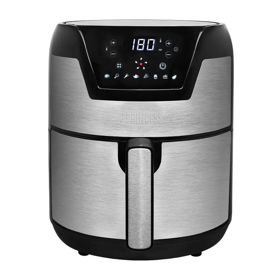 ⁨Princess Digital Airfryer XXL 182026 Power 1500 W Capacity 4.5 L Black/Stainless Steel⁩ at Wasserman.eu