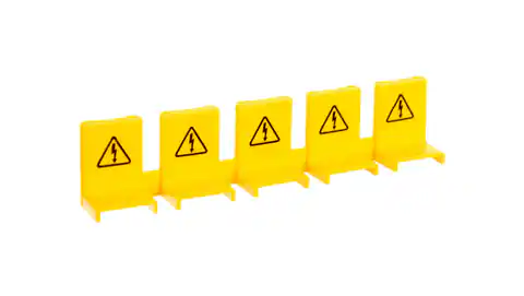 ⁨Touch guard for comb rails (5 modules) yellow KZ059⁩ at Wasserman.eu