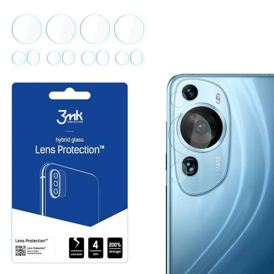 ⁨3MK Lens Protect Huawei P60 Art Ochrona na obiektyw aparatu 4szt⁩ w sklepie Wasserman.eu