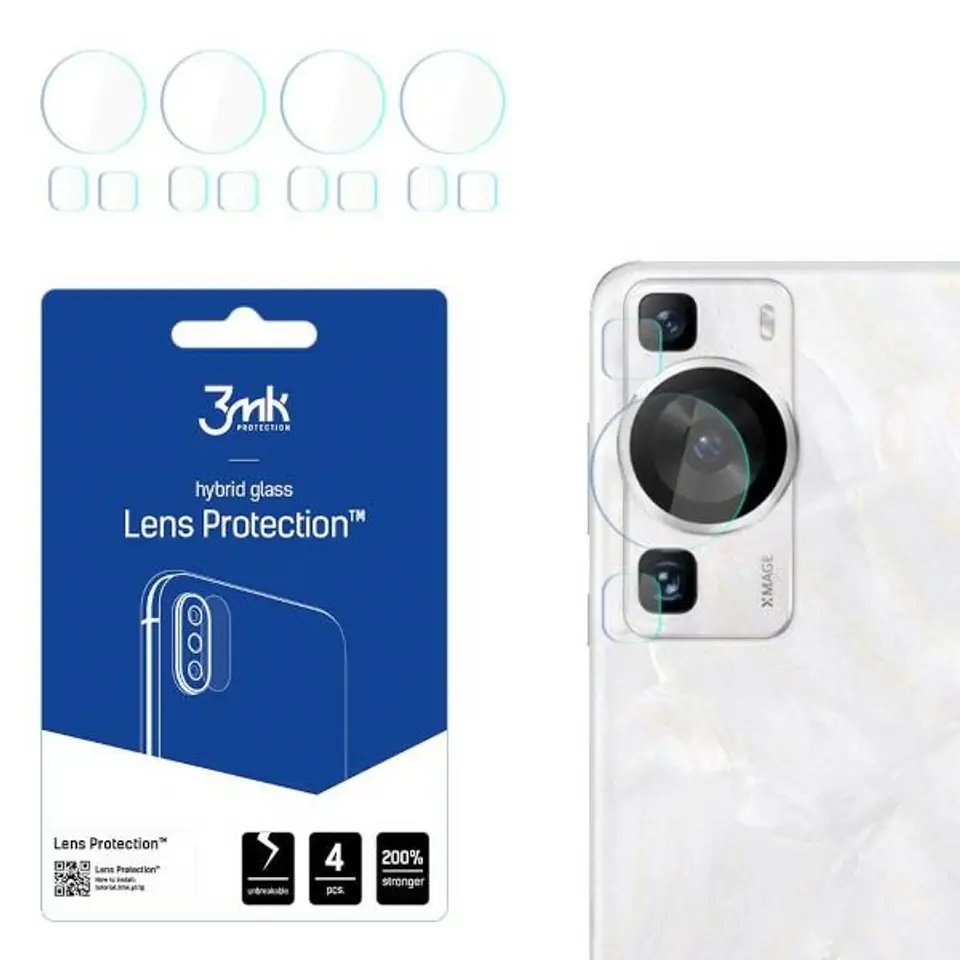 ⁨3MK Lens Protect Huawei P60 Pro Ochrona na obiektyw aparatu 4szt⁩ w sklepie Wasserman.eu