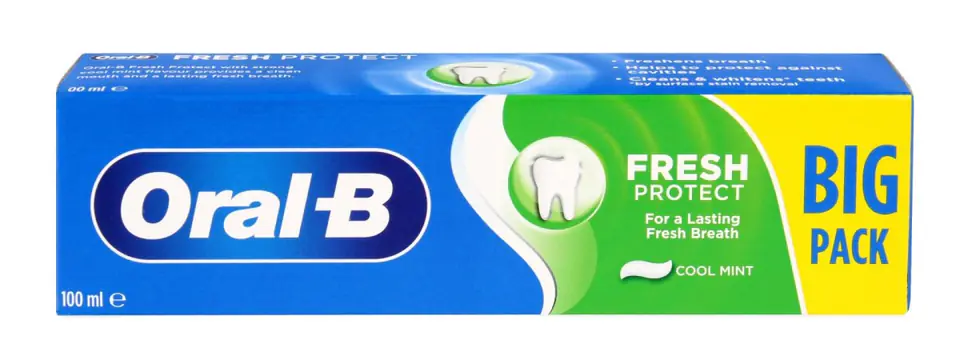 ⁨Oral B Pasta do zębów 1-2-3 Fresh Mint 100ml⁩ w sklepie Wasserman.eu