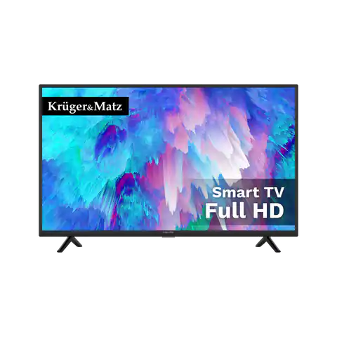 ⁨Telewizor Kruger&Matz 40" F HD smart DVB-T2/S2 H.265 HEVC⁩ w sklepie Wasserman.eu