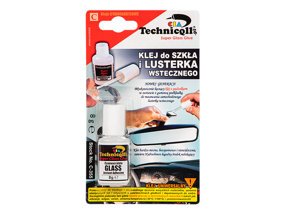 ⁨91-469# Klej do szkła i lusterka wstecznego 8g⁩ w sklepie Wasserman.eu