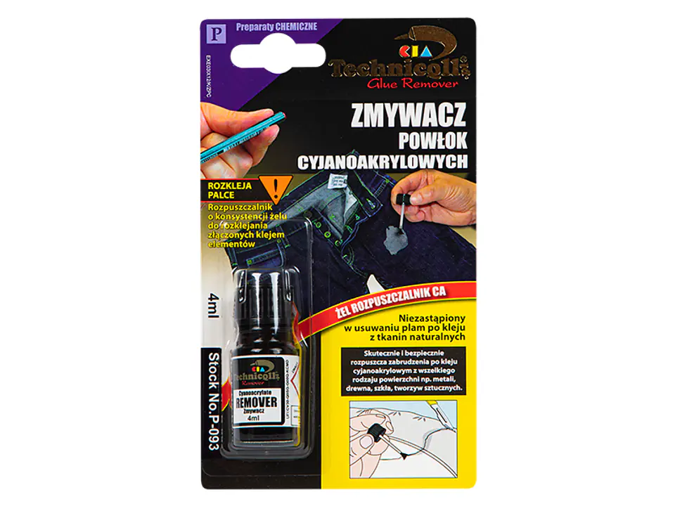 ⁨91-472# Zmywacz powłok cyjanoakrylowych 4ml⁩ w sklepie Wasserman.eu