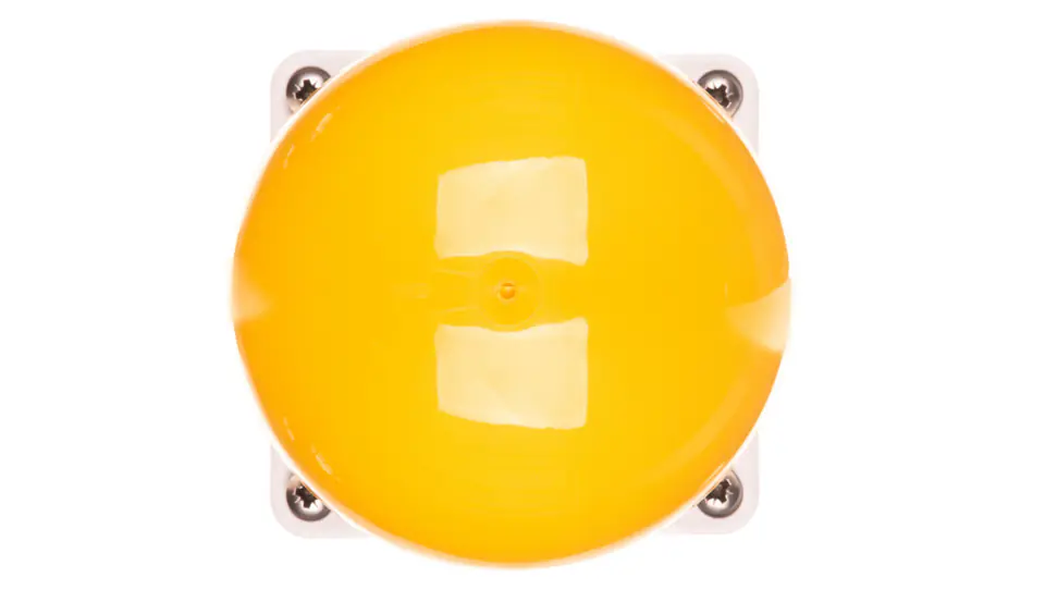 ⁨Palm mushroom button drive black IP67 yellow-white FAK-Y 229754⁩ at Wasserman.eu