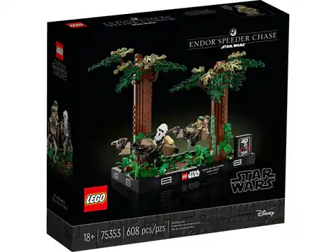 ⁨LEGO Star Wars  Diorama Pościg na ścigaczu przez Endor 75353⁩ w sklepie Wasserman.eu