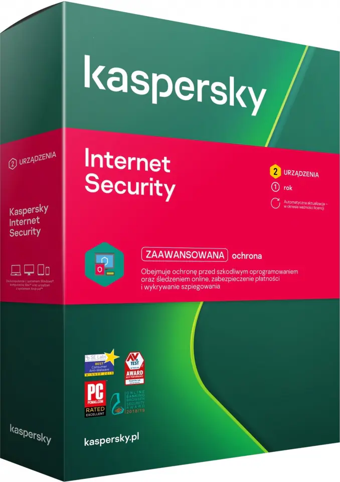 %Kaspersky IS MD 2Urz. 1Rok KL1939PBBFS w sklepie Wasserman.eu