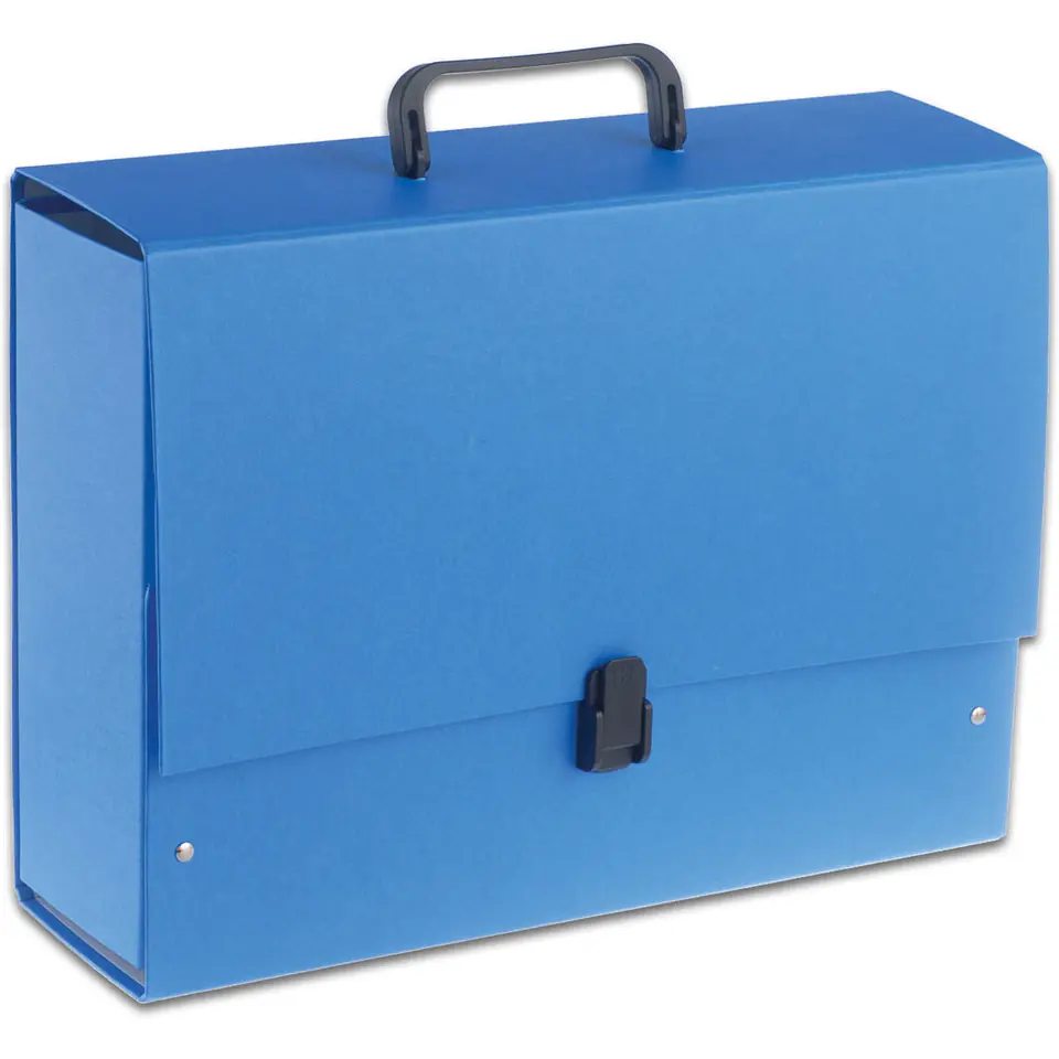 ⁨Teczka z rączką B4 Jumbo 10cm niebieska TT6038⁩ w sklepie Wasserman.eu