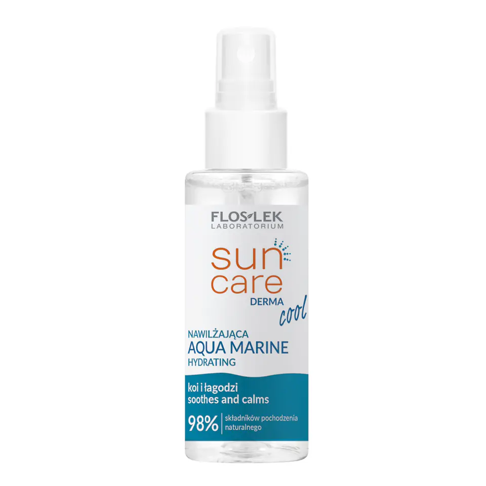 ⁨FLOSLEK Sun Care Derma Cool Emulsja nawilżająca po opalaniu Aqua Marine 95ml⁩ w sklepie Wasserman.eu