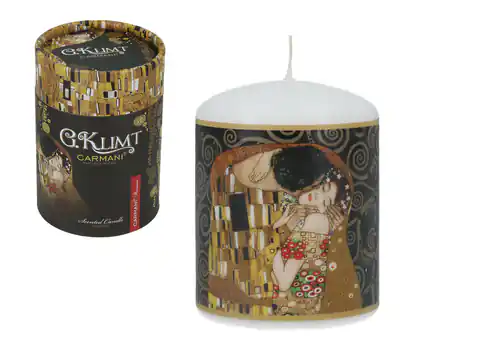 ⁨Świeca - G. Klimt, Pocałunek (CARMANI)⁩ w sklepie Wasserman.eu