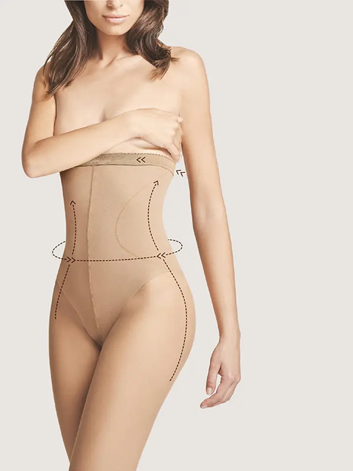 ⁨Rajstopy Body Care High Waist Bikini 20 Light Natural (Rozmiar 4)⁩ w sklepie Wasserman.eu