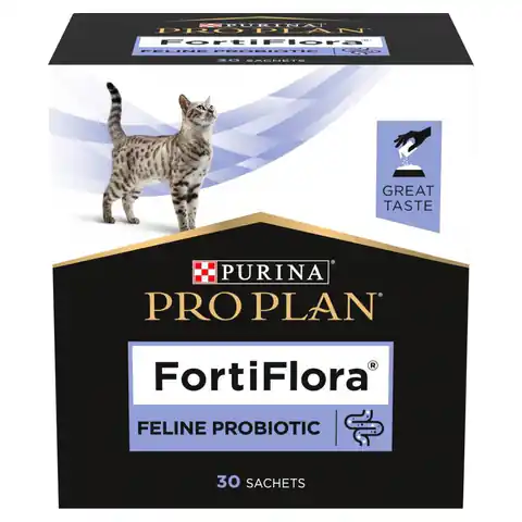 ⁨Purina Pro Plan FORTIFLORA dla kotów 30x1g⁩ w sklepie Wasserman.eu