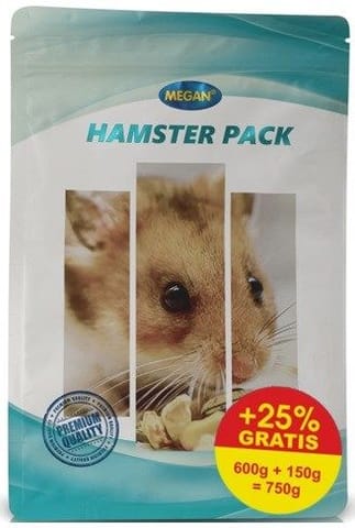 ⁨MEGAN Hamster pack - Hamsterfutter - 600 + 150 g⁩ im Wasserman.eu