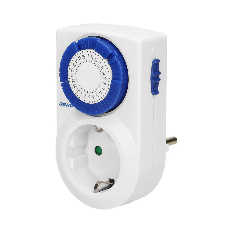 ⁨Mechanical timer, MINI, schuko version⁩ at Wasserman.eu