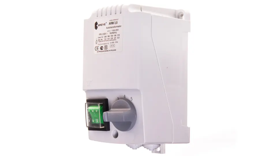 ⁨Regulator prędkości obrotowej 1-fazowy ARW 3,0/1 230V 3A IP54 17886-9965⁩ w sklepie Wasserman.eu