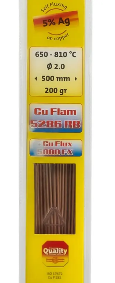 ⁨LUT TWARDY CU FLAM RB 5286 CUP 5% AG - 500*2MM 200G⁩ w sklepie Wasserman.eu