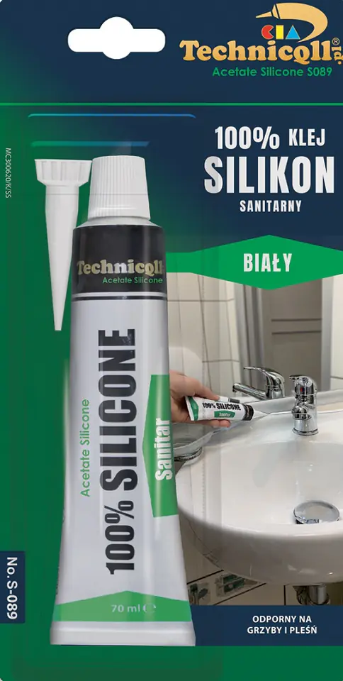 ⁨SILIKON SANITARNY BIAŁY 70ML⁩ w sklepie Wasserman.eu