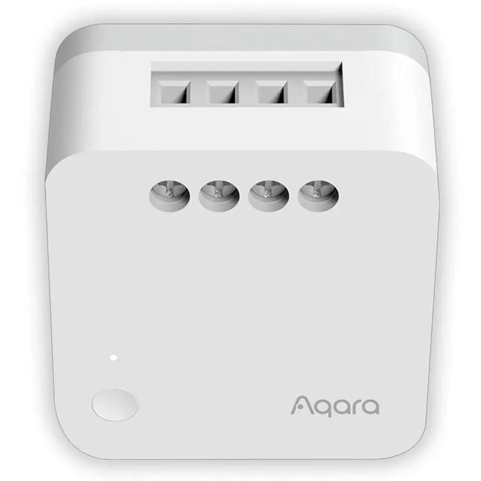 ⁨Aqara Przekaźnik Przełącznik T1 EU pojedynczy dopuszkowy Bez neutralnego jednokanałowy Single Switch Module biały⁩ w sklepie Wasserman.eu