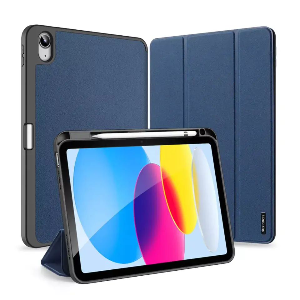 ⁨Dux Ducis Domo etui iPad 10.9'' 2022 (10 gen.) pokrowiec smart cover podstawka niebieskie⁩ w sklepie Wasserman.eu