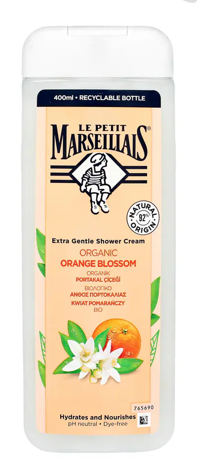 ⁨Le Petit Marseillais Żel pod prysznic Bio Kwiat Pomarańczy 400ml⁩ w sklepie Wasserman.eu