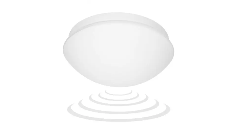 ⁨Plafoniera MARIN z czujnikiem mikrofalowym 60W E27 IP44 AD-PL-303WE27SMM⁩ w sklepie Wasserman.eu