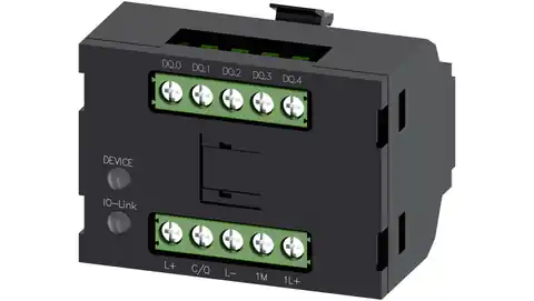 ⁨Moduł elektroniczny do przełącznika z kluczem RFID 5 programowanych wyjść cyfrowych czarny 24VDC IO-link 3SU1400-1GD10-1AA0⁩ w sklepie Wasserman.eu