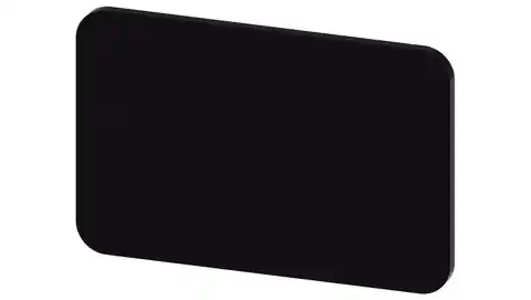 ⁨Etykieta wkładana lub samoprzylepna 17.5 x 27mm czarna białe litery bez inskrypcji do samodzielnego opisu 3SU1900-0AD16-0AA0⁩ w sklepie Wasserman.eu