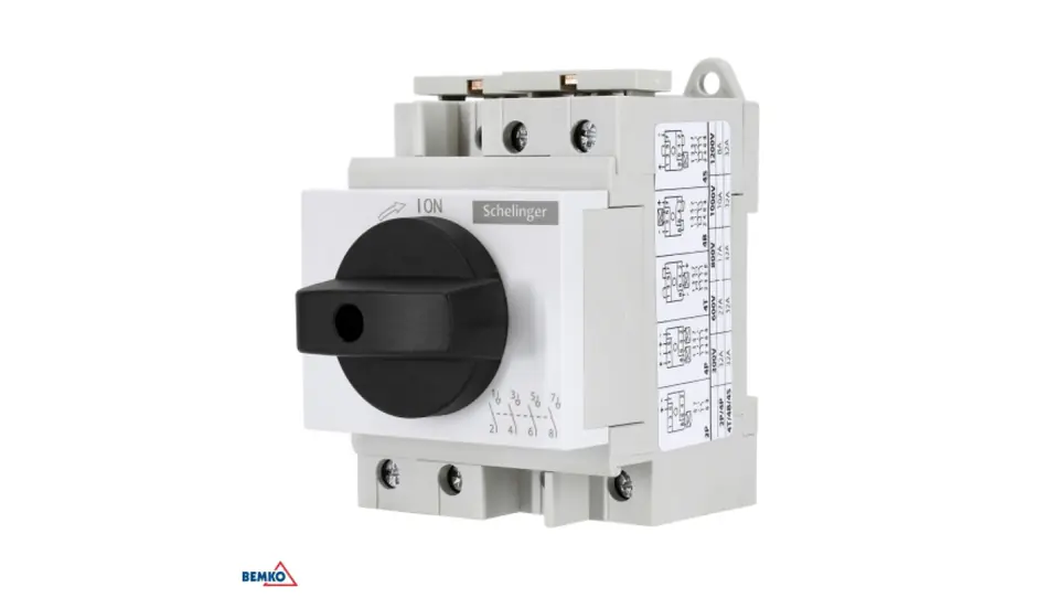 ⁨Main Rotary Switch DC 1200V PV Photovoltaic Disconnector DC 4P 32A Solar⁩ at Wasserman.eu