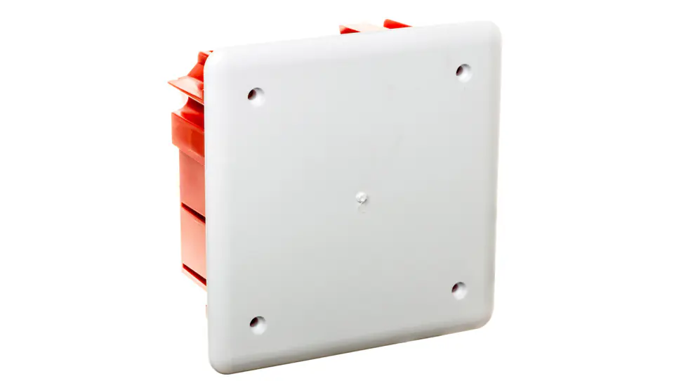 ⁨Install-Box Flush-mounted installation box 95x95x50mm IP40 white 0261-01⁩ at Wasserman.eu