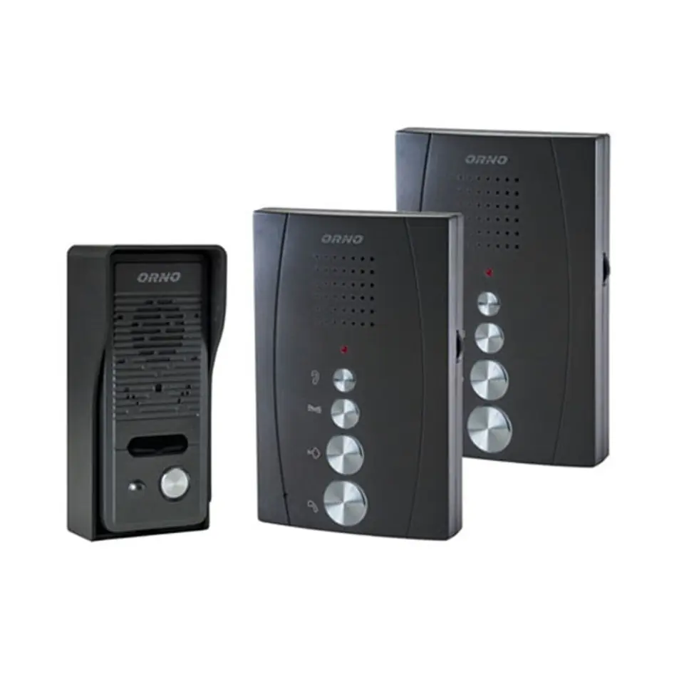 ⁨Single-family intercom intercom set, headphoneless, black ELUVIO INTERCOM⁩ at Wasserman.eu