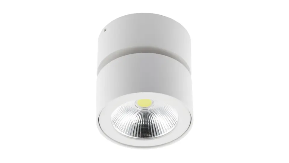 ⁨Oprawa LED BIANCO, 15W,1500lm IP20,IK06,36,4000K,okrągła,biały LD-BNC15WOB-NB⁩ w sklepie Wasserman.eu