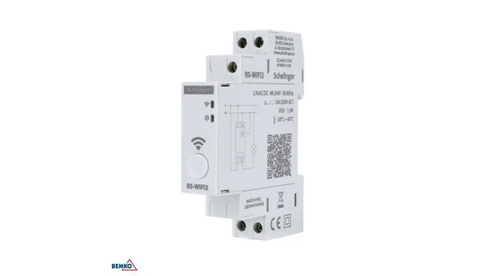 ⁨ASTRONOMICZNY PROGRAMATOR CZASOWY WIFI JEDNOKANAŁOWY 48-240V AC/DC⁩ w sklepie Wasserman.eu