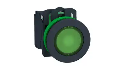 ⁨Harmony XB5 Przycisk podświetlany plastik. zielony fi30 zintegrowana dioda LED 110...120 V AC 1Z + 1R XB5FW33G5⁩ w sklepie Wasserman.eu