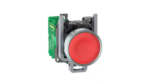 ⁨Harmony XB4R Główka bezprzewodowego i bezbateryjnego przycisku z nadajnikiem Czerwona Metalowa ZB4RTA4⁩ w sklepie Wasserman.eu