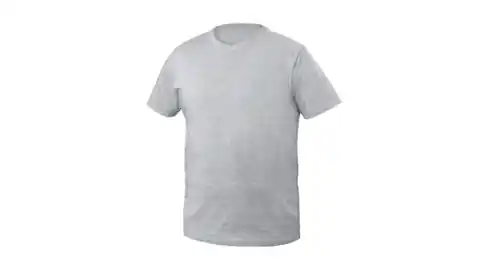 ⁨VILS t-shirt bawełniany szary melanż 3XL (58)⁩ w sklepie Wasserman.eu