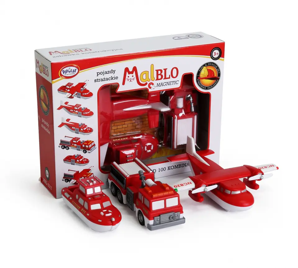 ⁨MalBlo Magnetic Fire vehicles⁩ at Wasserman.eu