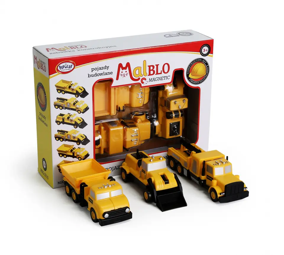 ⁨MalBlo Magnetic Construction vehicles⁩ at Wasserman.eu