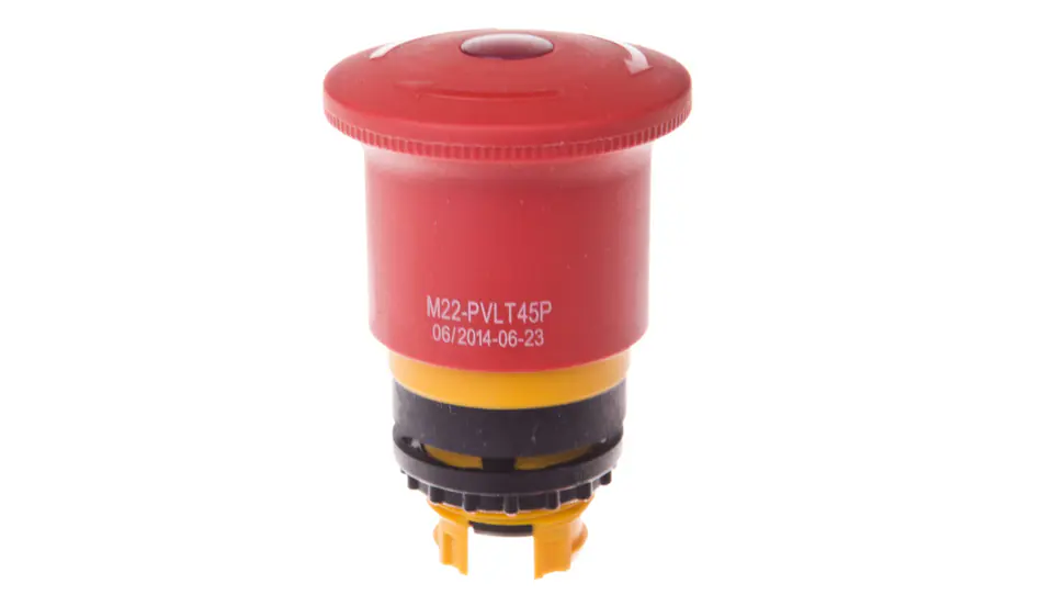 ⁨Safety button drive red by illuminated rotation M22-PVLT45P 121460⁩ at Wasserman.eu