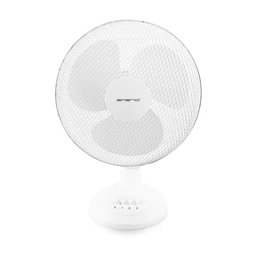 ⁨EMERIO FN-114202 TABLE FAN 30CM, 3 BLADES, 3 SPEED SETTINGS, WHITE⁩ w sklepie Wasserman.eu