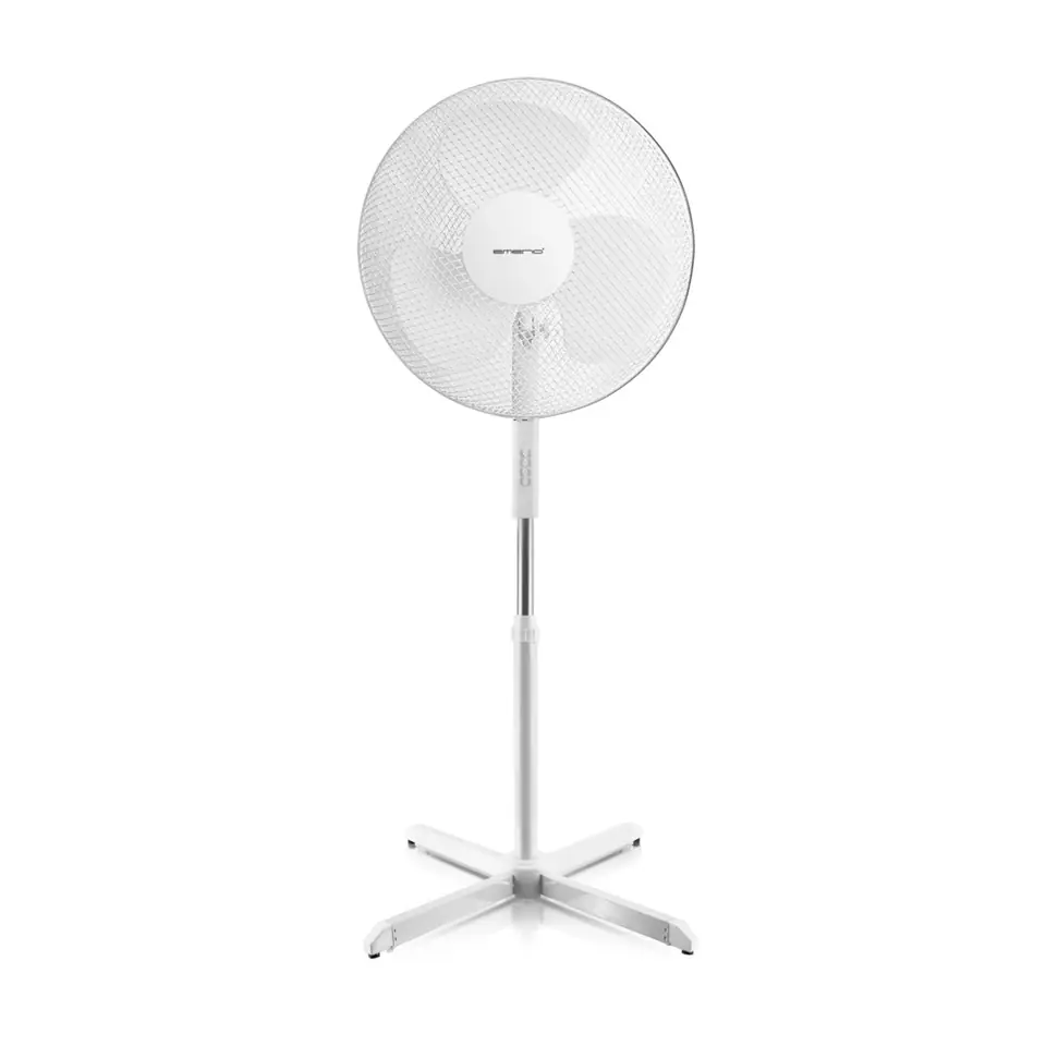 ⁨EMERIO FN-114204 STANDING FAN 40CM, 3 BLADES, 3 SPEED SETTINGS, WHITE⁩ w sklepie Wasserman.eu