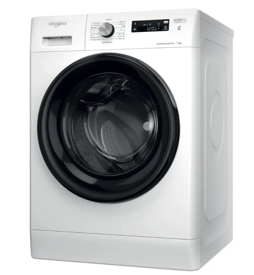 Whirlpool FFS7259BEE washing machine Front-load 7 kg 1200 RPM White at Wasserman.eu