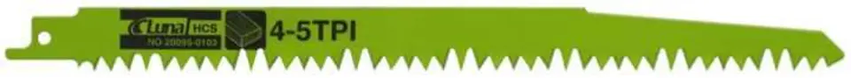 ⁨Tool steel saber saw blade, for wood 240x19x1,5-4/5 2-P Luna⁩ at Wasserman.eu