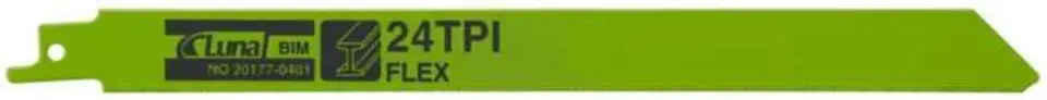 ⁨Blade reciprocating bimetal, flexible, for metal 230x19x0,9 24T(5) Luna⁩ at Wasserman.eu