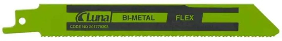 ⁨Bimetal saber blades, flexible, for metal 150x19x0,9 13T(5) Luna⁩ at Wasserman.eu