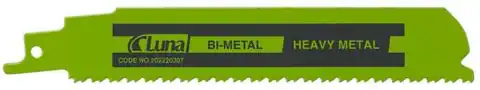 ⁨Saber saw blade, bimetal, for quick, straight metal cuts 230x25x1,1 8-10T (5 pcs) Luna⁩ at Wasserman.eu